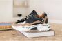 DWRS LABEL DWRS Pluto black beige Zwart Suede Lage sneakers Dames - Thumbnail 2