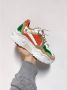 DWRS PLUTO terry chunky leren sneakers met teddy beige grijs Oranje Meisjes Leer 40 - Thumbnail 3