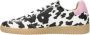 DWRS Poona leren sneakers met ponyhair en koeienprint zwart wit - Thumbnail 5