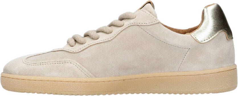 DWRS Poona suède sneakers zand goud