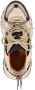 DWRS Saturnus teddy chunky leren sneakers beige zwart - Thumbnail 3