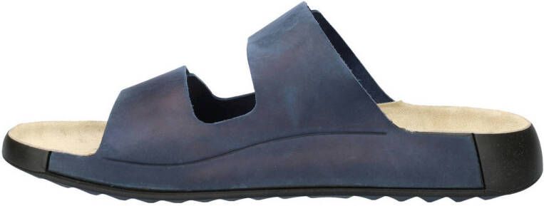 Ecco 2nd Cozmo nubuck slippers donkerblauw