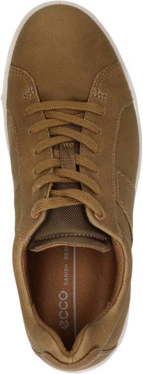 Ecco Byway leren sneakers bruin