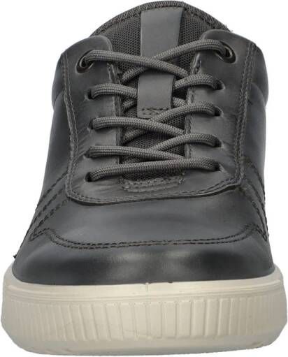 Ecco Byway leren sneakers grijs