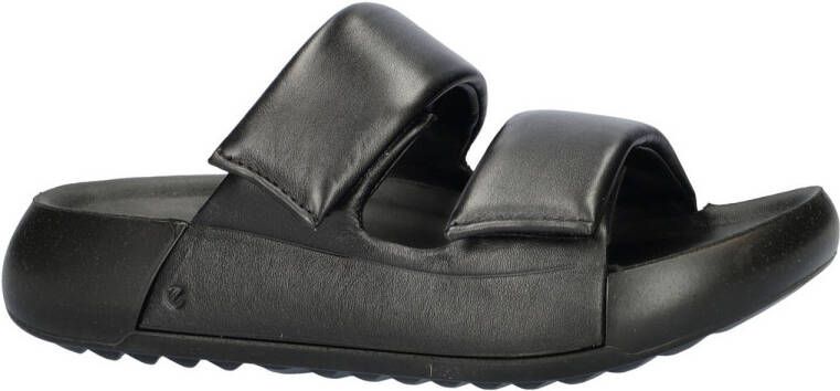 Ecco Cozmo leren slippers zwart
