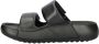 Ecco Cozmo leren slippers zwart - Thumbnail 3