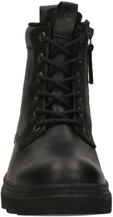 Ecco Grainer leren veterboots zwart