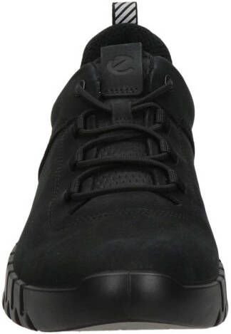 Ecco Gruuv M nubuck sneakers zwart