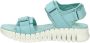 Ecco Gruuv Sol nubuck sandalen lichtblauw - Thumbnail 3