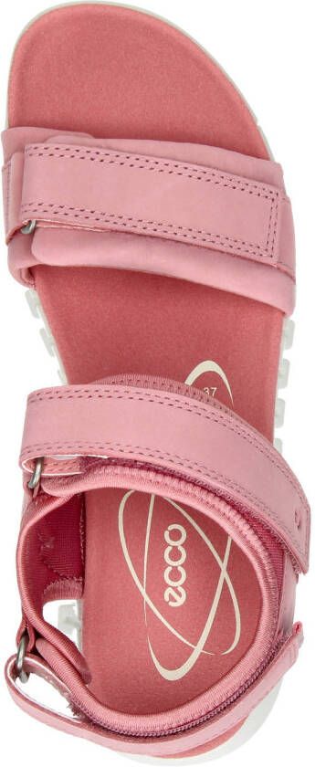 Ecco Gruuv Sol nubuck sandalen roze
