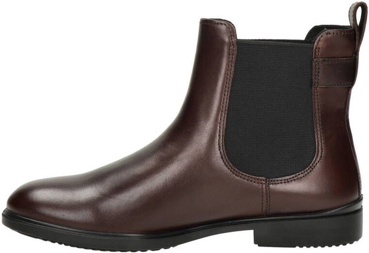 Ecco leren chelseaboots bruin