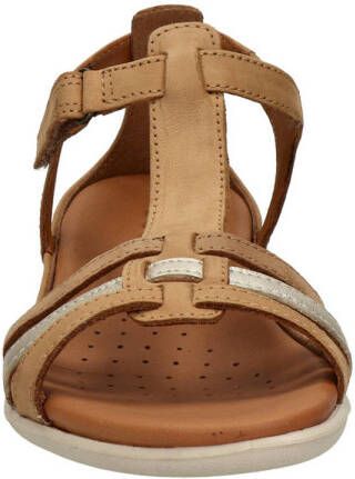 Ecco leren sandalen cognac