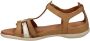 Ecco leren sandalen cognac - Thumbnail 4