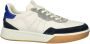Ecco Street Court leren sneakers wit blauw - Thumbnail 2