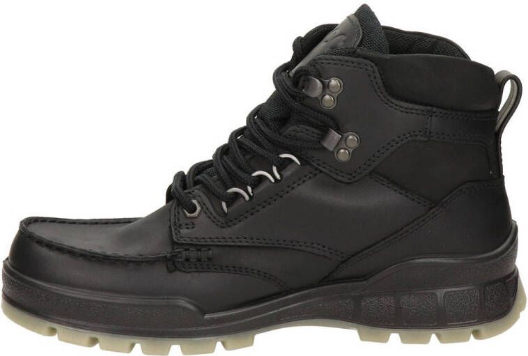 Ecco leren veterboots zwart