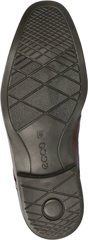 Ecco Melbourne leren veterschoenen bruin
