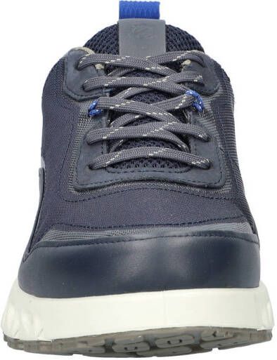 Ecco Multi-Vent leren sneakers donkerblauw