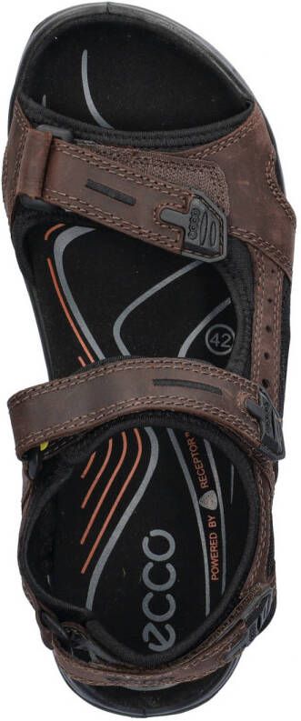 Ecco Off-Road nubuck sandalen bruin