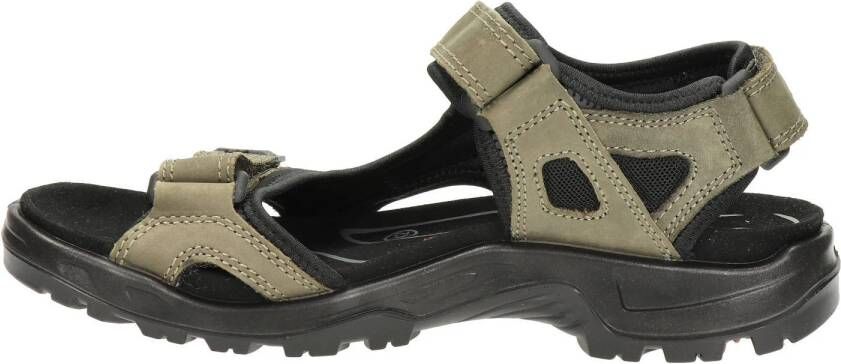 Ecco Off-Road nubuck sandalen taupe