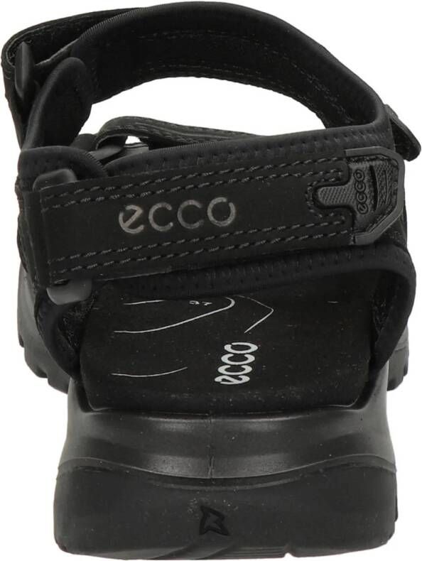 Ecco Off Road nubuck sandalen zwart