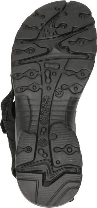 Ecco Off Road nubuck sandalen zwart