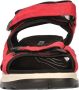 Ecco Offroad Atmos nubuck sandalen rood zwart - Thumbnail 2
