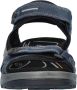 Ecco Offroad nubuck outdoor sandalen blauw - Thumbnail 3