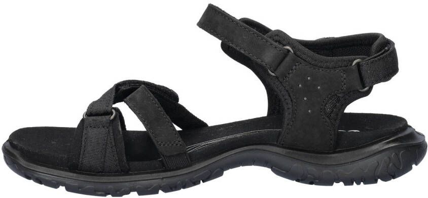 Ecco Offroad Roam nubuck sandalen zwart