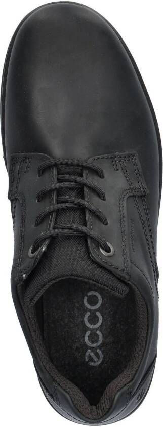 Ecco Rugged Track leren wandelschoenen zwart