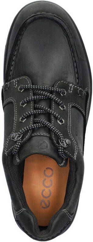 Ecco Rugged Track nubuck veterschoenen zwart