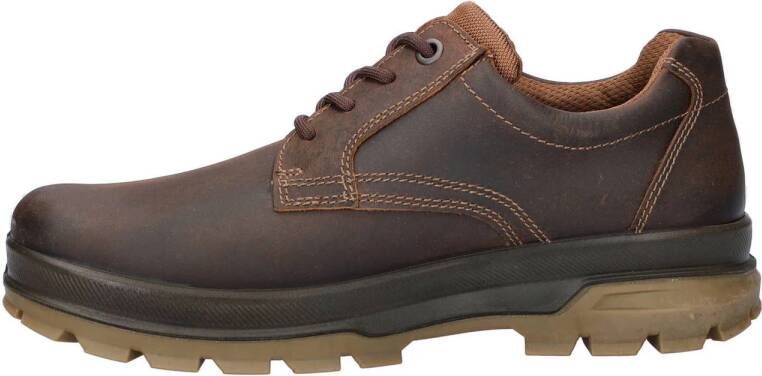 Ecco Rugged Track nubuck wandelschoenen bruin
