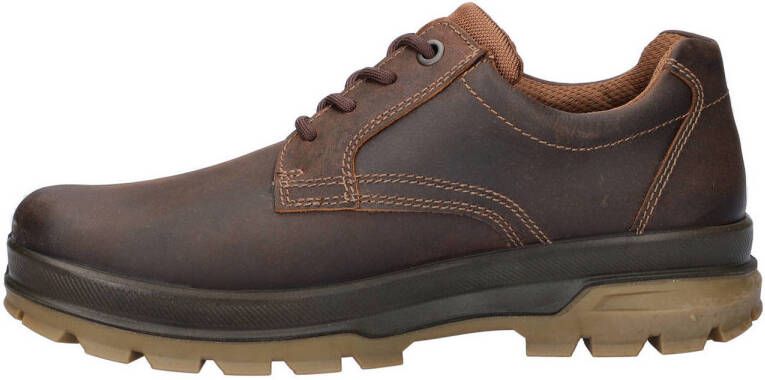 Ecco Rugged Track nubuck wandelschoenen bruin
