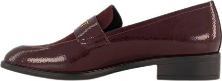 ESPRIT lak loafers bordeaux