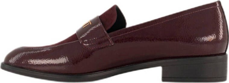 ESPRIT lak loafers bordeaux