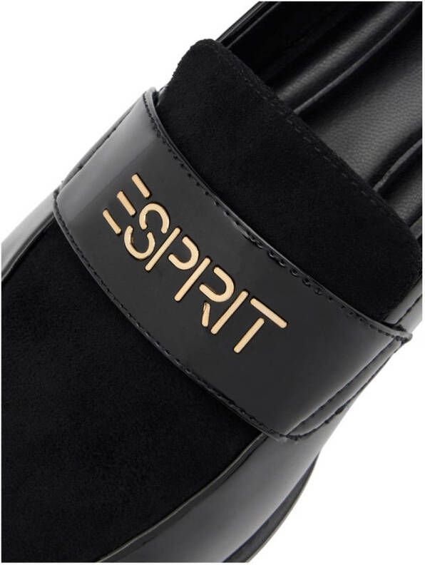 ESPRIT lak loafers zwart