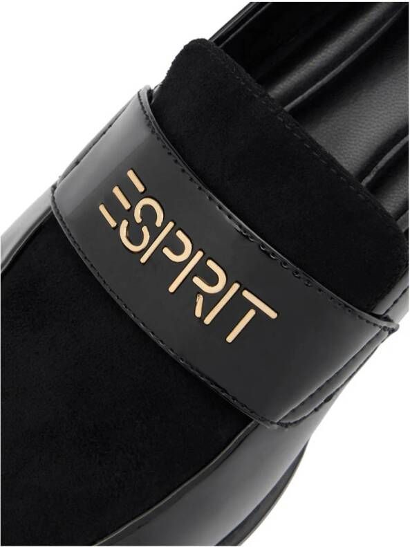 ESPRIT lak loafers zwart
