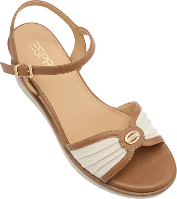 ESPRIT sleehakken cognac ecru