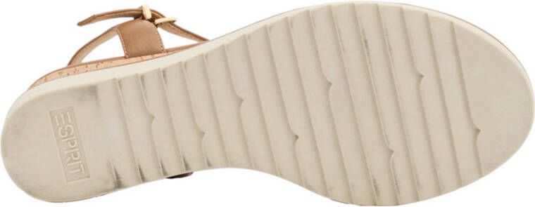 ESPRIT sleehakken cognac ecru