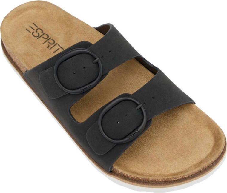 ESPRIT slippers zwart