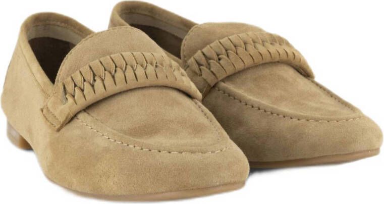 ESPRIT suède loafers beige