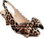 Fabienne Chapot Beau slingback met panterprint en strikdetail - Thumbnail 4