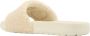 Fila badslippers van imitatiebont beige - Thumbnail 2