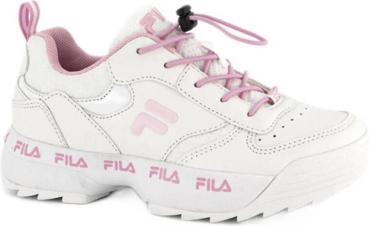 Fila chunky sneakers wit roze