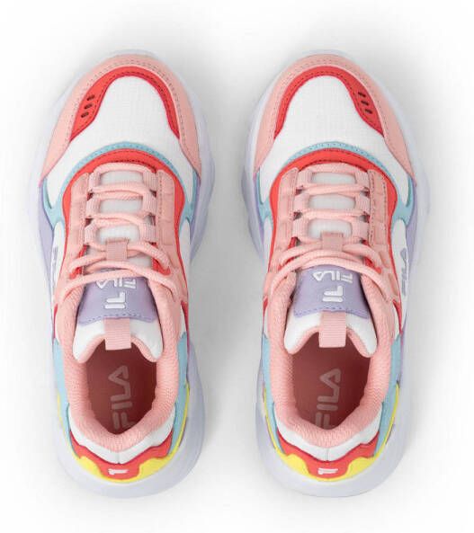 Fila Collene sneakers wit lichtroze lila