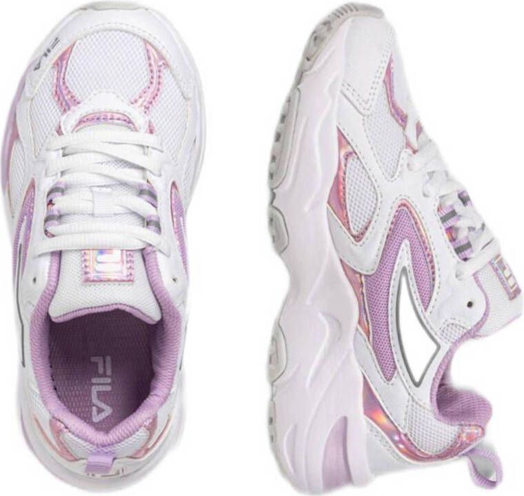 Fila Ray Tracer Teens sneakers wit roze