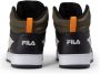 Fila Kinder Basketball Mid Sneaker Rega NF Mid Teens FFT0124 Olive Night - Thumbnail 4