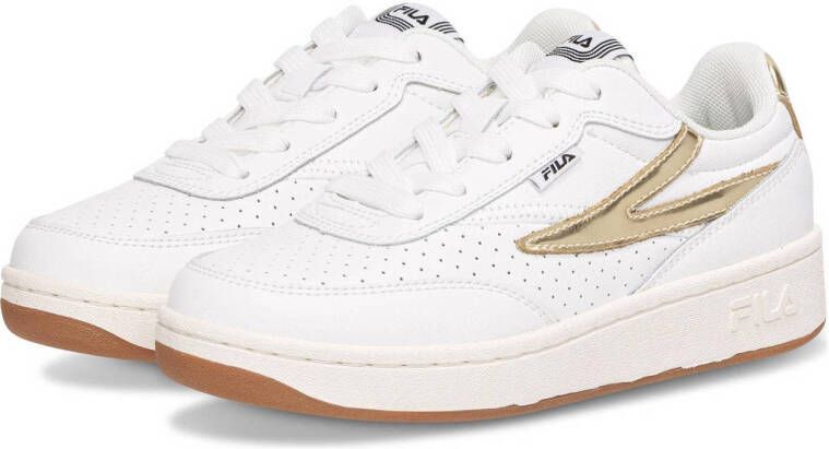 Fila Sevaro sneakers wit goudkleurig Leer 28