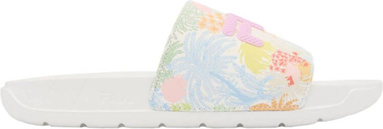 Fila slippers wit multi