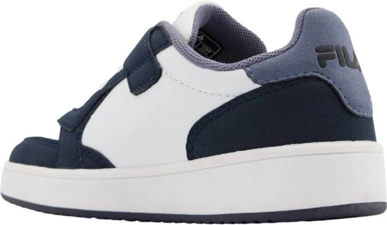 Fila sneakers wit donkerblauw