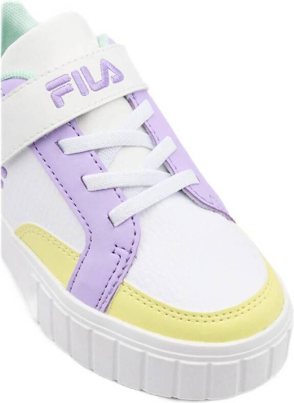 Fila sneakers wit pastel